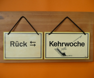 Rück-Kehrwoche 2011 28,5cm x 53cm x 5cm
